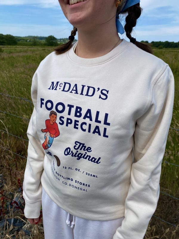 Football Special Retro Sweatshirt - Vintage White - Image 2
