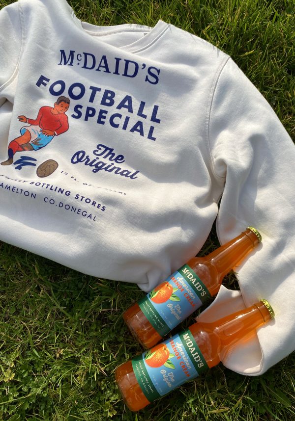 Football Special Retro Sweatshirt - Vintage White