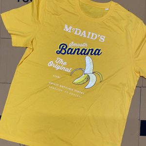 Smooth Banana Retro T-Shirt - Yellow
